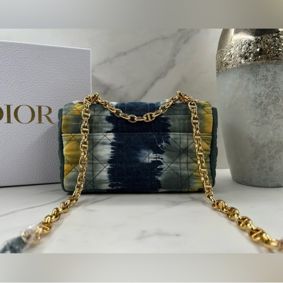 🔥RARE🔥Dior Caro Denim Chain Bag - Picture 2 of 11
